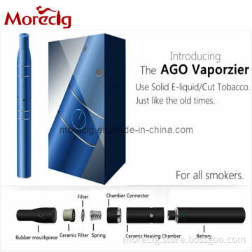 2013 Newest Design Dry Herb and Solid E-Liquid Electronic Cigarette Ago G5 Vaporizer